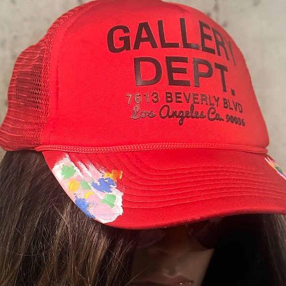 Gallery Dept. Red Snapback Trucker Hat main image 6